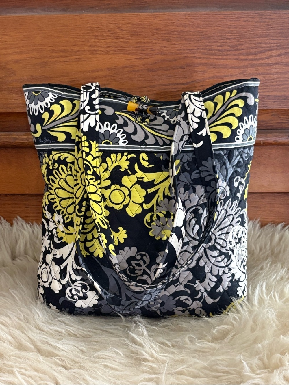 Vera Bradley ‘Baroque Floral’ Quilted Tote Bag